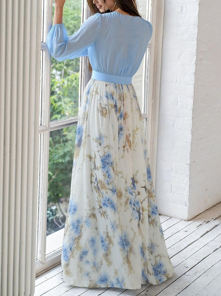 Fiorella | Élégant Robe Maxi avec Imprimé Floral