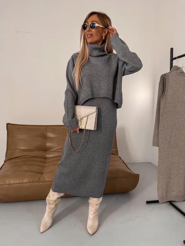 Nicole - Ensemble en tricot pour l'automne/hiver pour femmes