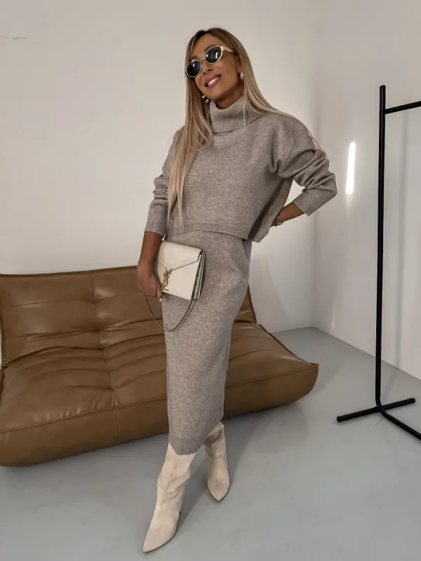 Nicole - Ensemble en tricot pour l'automne/hiver pour femmes