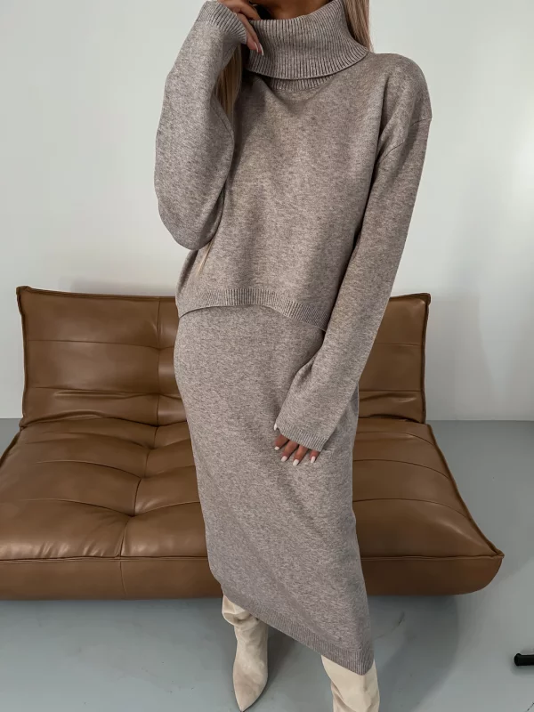Nicole - Ensemble en tricot pour l'automne/hiver pour femmes