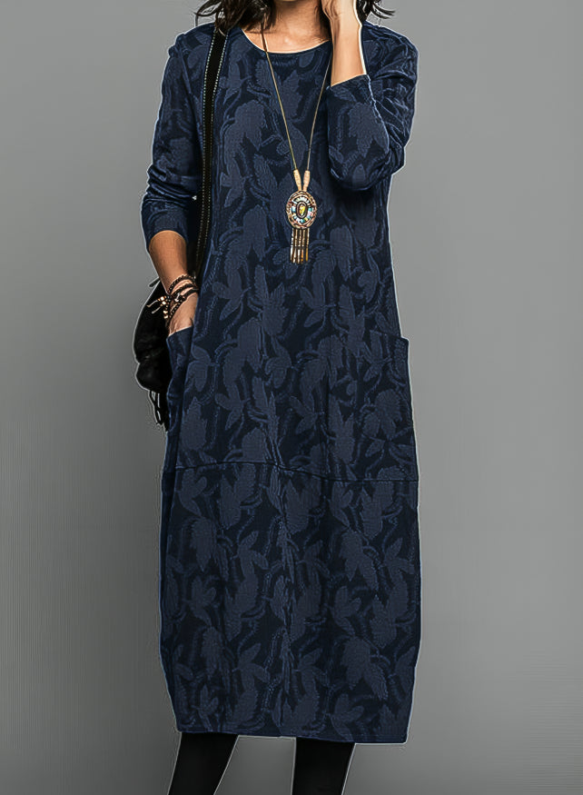 Cassie™ | Robe d’hiver décontractée avec col rond