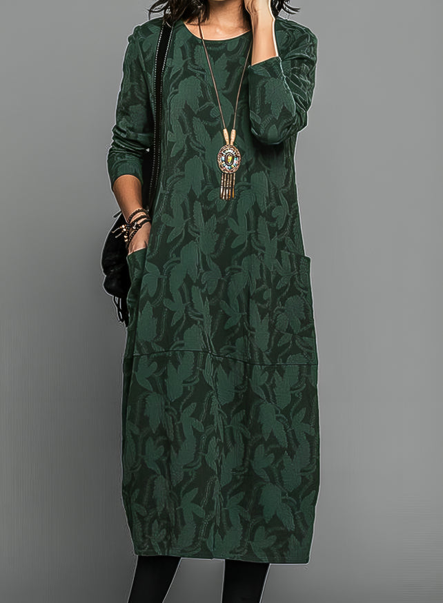 Cassie™ | Robe d’hiver décontractée avec col rond