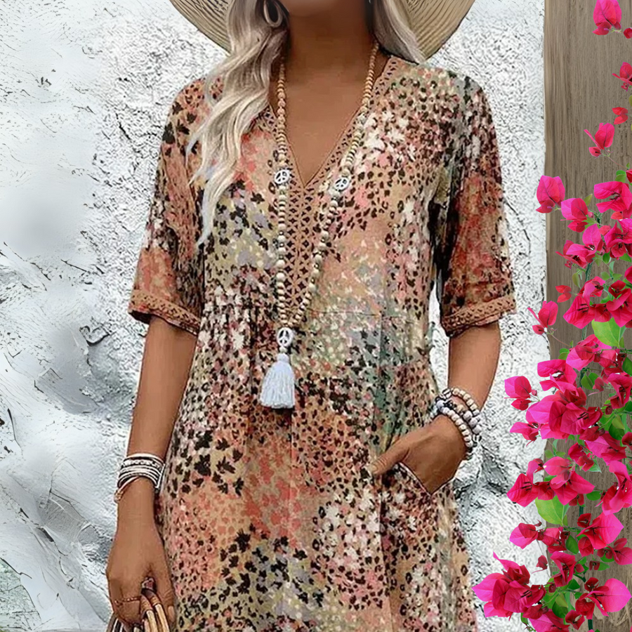 Naima – Éblouissante robe de printemps