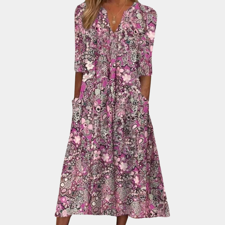 Robe fleurie pour femme