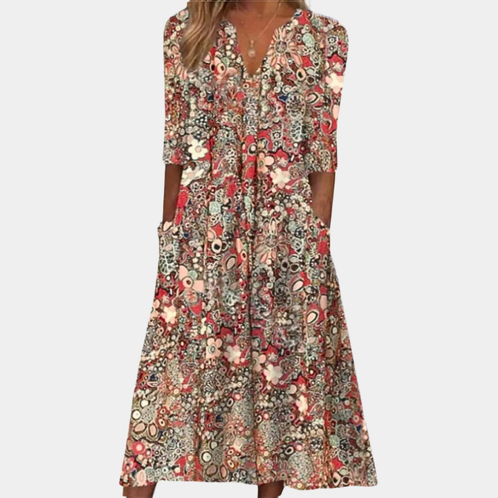 Robe fleurie pour femme