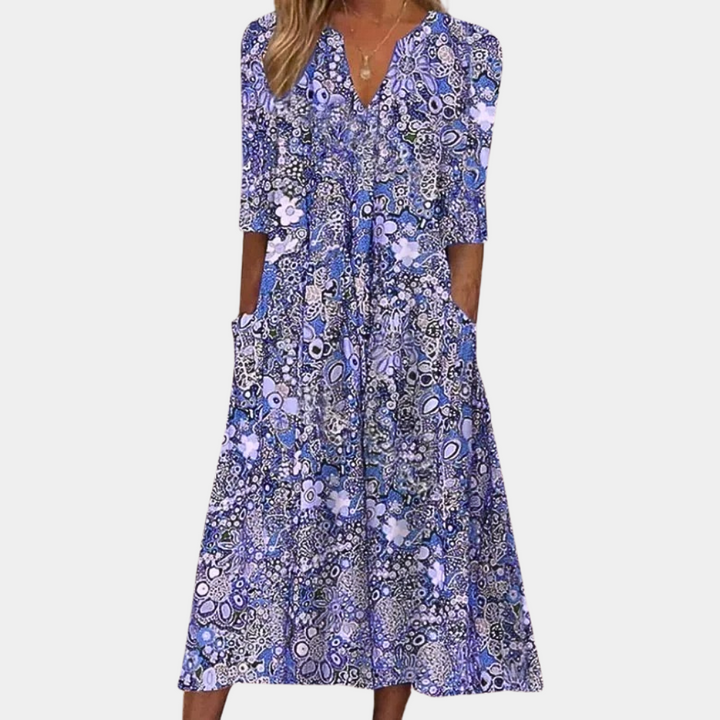 Robe fleurie pour femme