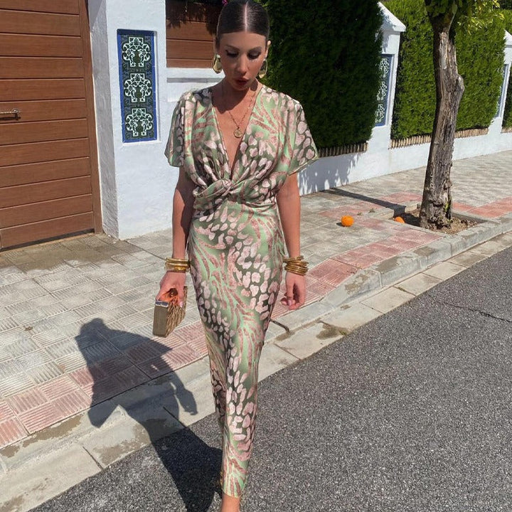 Cecily - Maxi robe en velours luxueux
