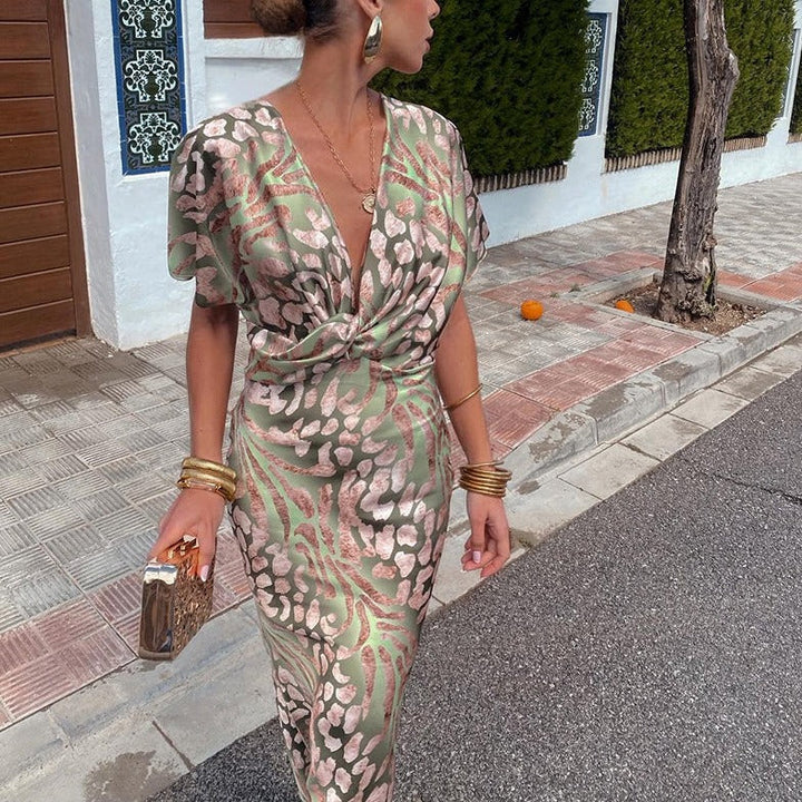 Cecily - Maxi robe en velours luxueux